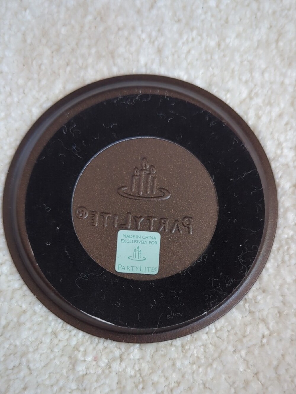 PartyLite Thai Inspiration Medium Pillar Sleeve- Bronze - Picture 7 of 11